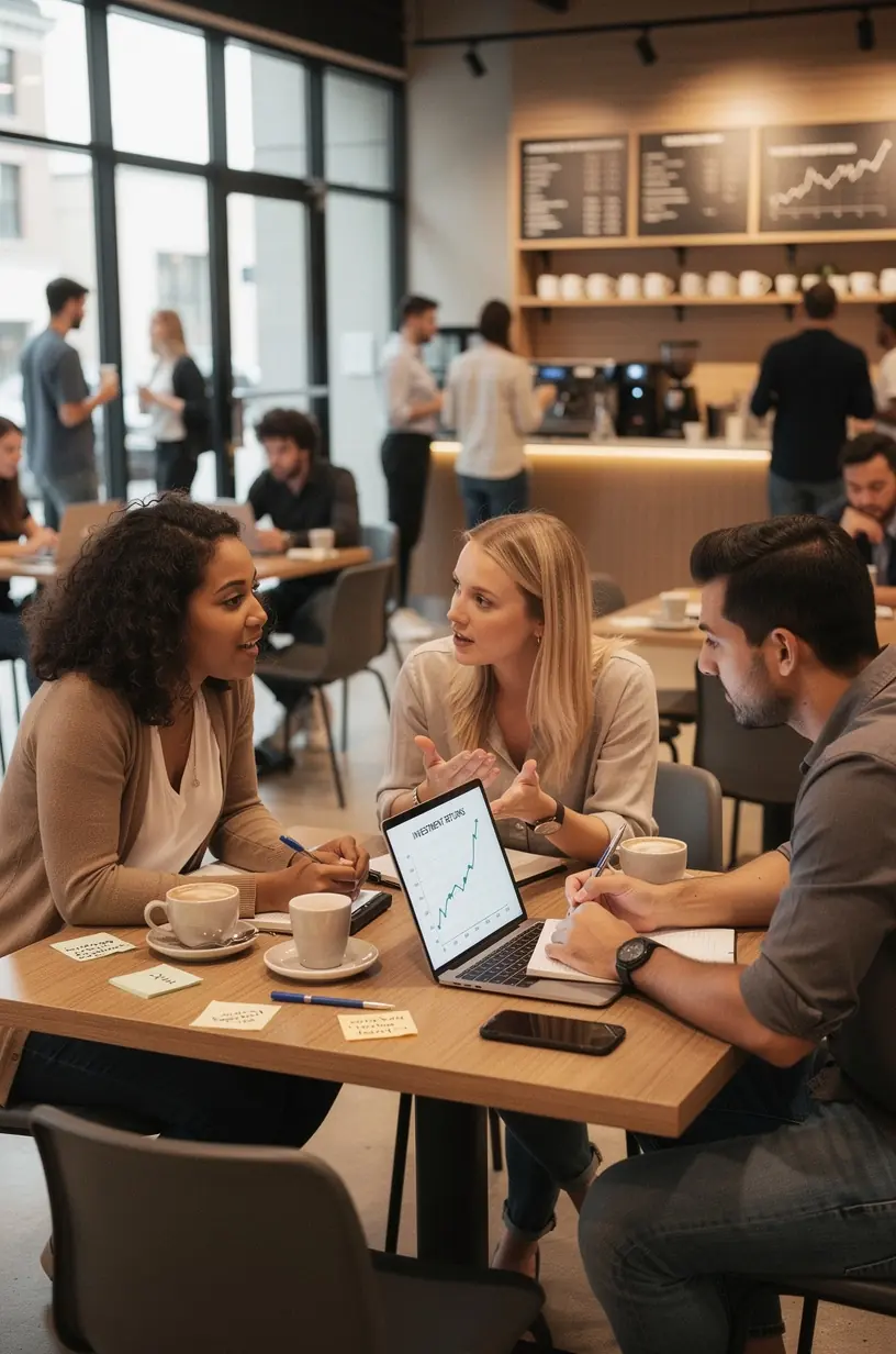Professional team collaboration
